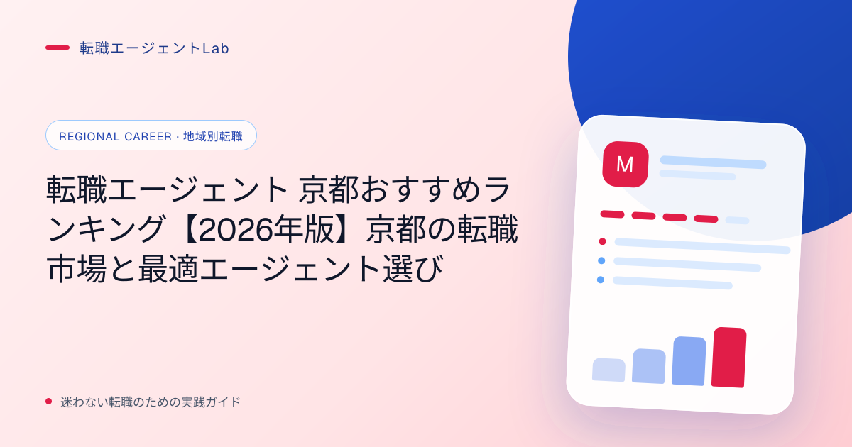 転職エージェント 京都おすすめランキング【2026年版】京都の転職市場と最適エージェント選びのサムネイル