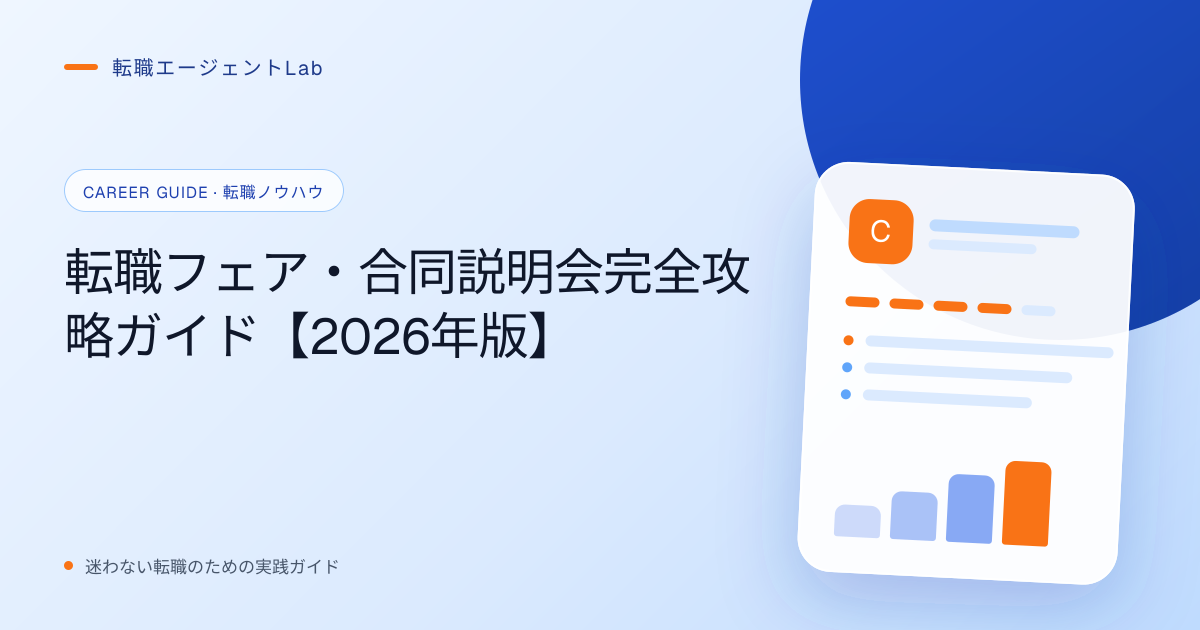 転職フェア・合同説明会完全攻略ガイド【2026年版】のサムネイル