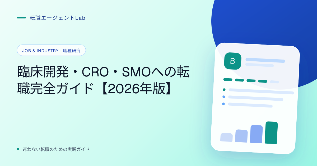 臨床開発・CRO・SMOへの転職完全ガイド【2026年版】のサムネイル