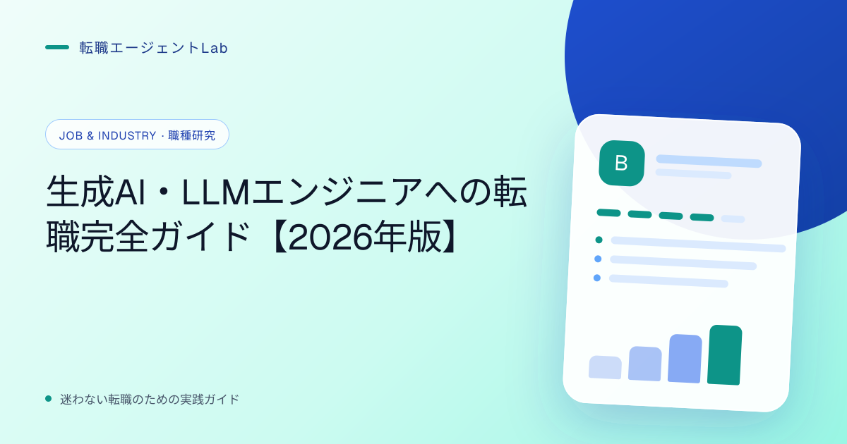 生成AI・LLMエンジニアへの転職完全ガイド【2026年版】のサムネイル