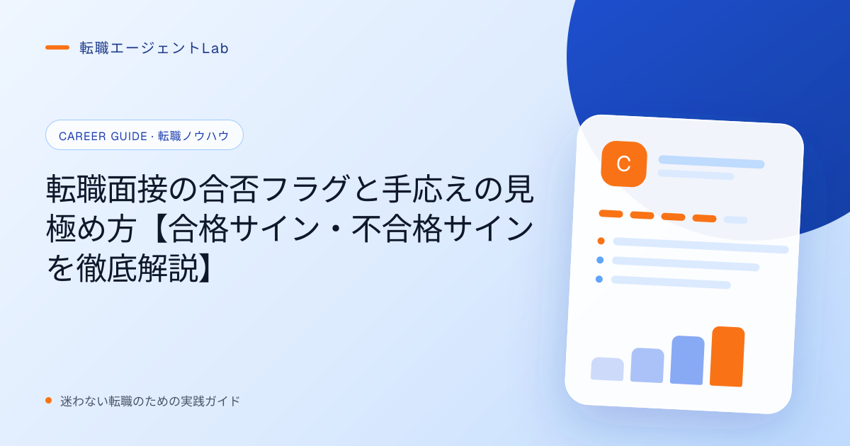 転職面接の合否フラグと手応えの見極め方【合格サイン・不合格サインを徹底解説】のサムネイル