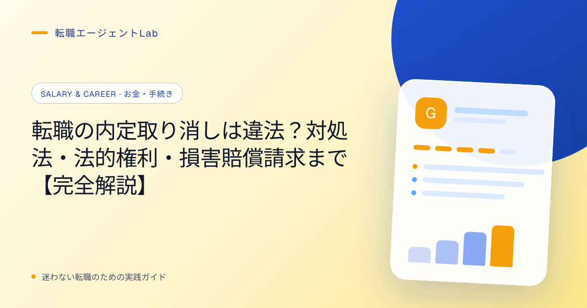 転職の内定取り消しは違法？対処法・法的権利・損害賠償請求まで【完全解説】のサムネイル
