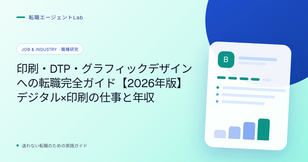 印刷・DTP・グラフィックデザインへの転職完全ガイド【2026年版】デジタル×印刷の仕事と年収のサムネイル