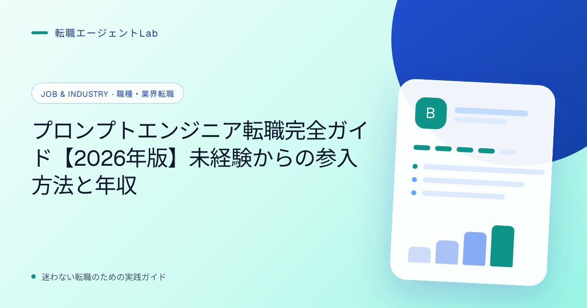 プロンプトエンジニア転職完全ガイド【2026年版】未経験からの参入方法と年収のサムネイル