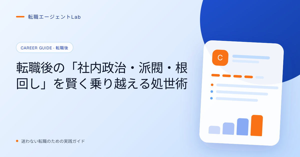 転職後の「社内政治・派閥・根回し」を賢く乗り越える処世術のサムネイル