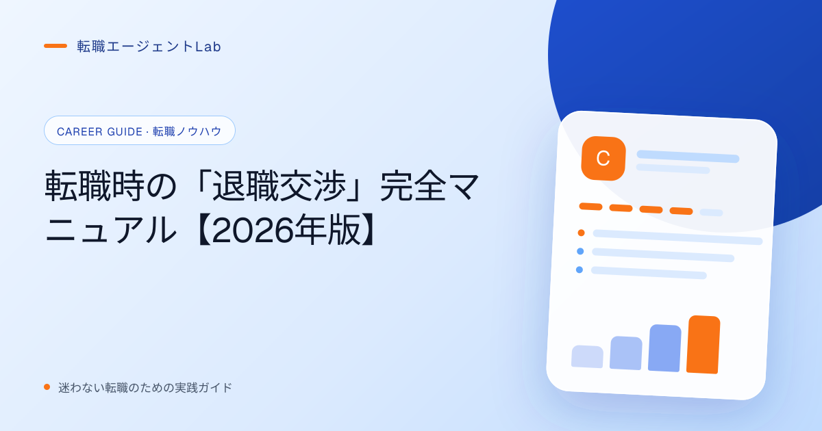 転職時の「退職交渉」完全マニュアル【2026年版】のサムネイル