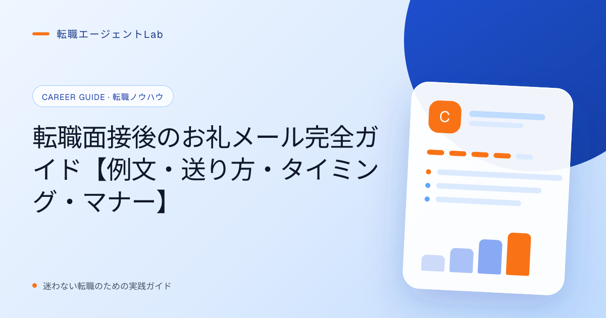 転職面接後のお礼メール完全ガイド【例文・送り方・タイミング・マナー】のサムネイル